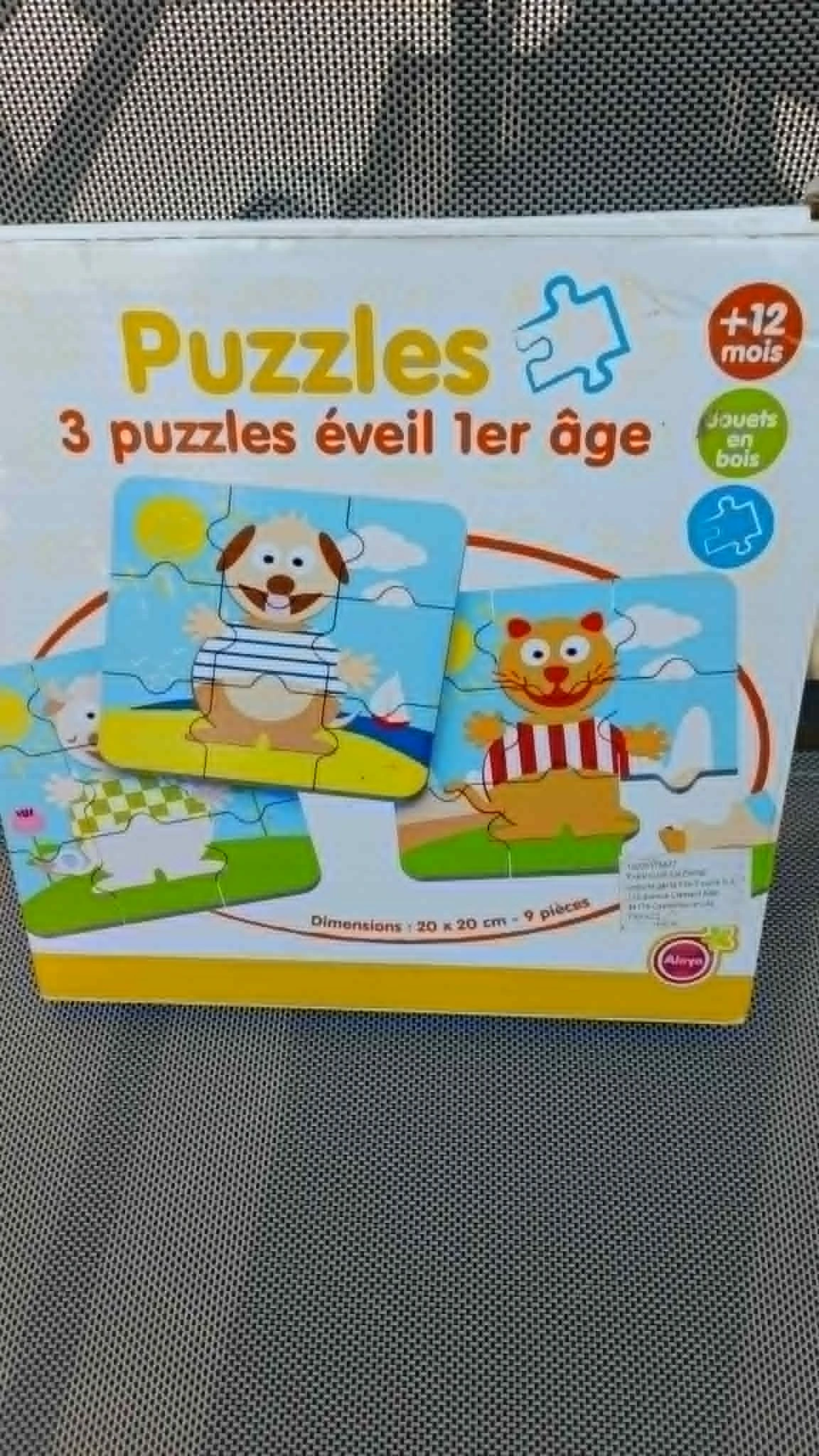 3 puzzles 1er âge